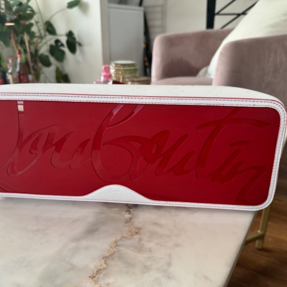 Christian Louboutin White and Red Tote Bag - Picture 7 of 7